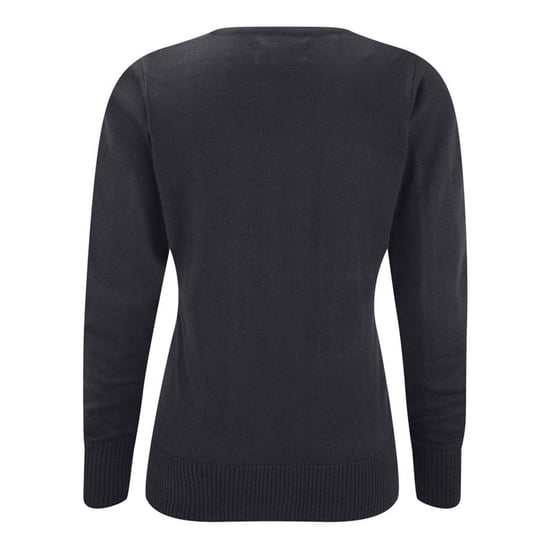 Russell Collection Damen Strickjacke mit V-Ausschnitt (Anthrazit meliert) - Image 2