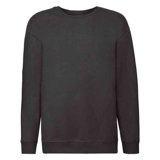 Fruit of the Loom - "Premium" Sweatshirt Überschnittene Schulter für Kinder (Schwarz) - Image 1