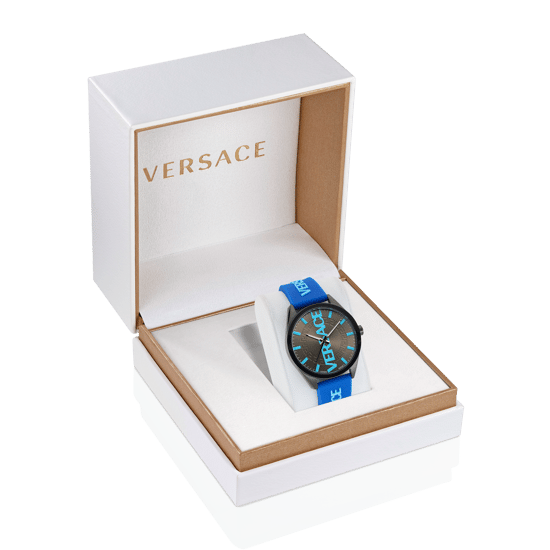 Versace V-vertical Men's Blue Watch VE3H00823