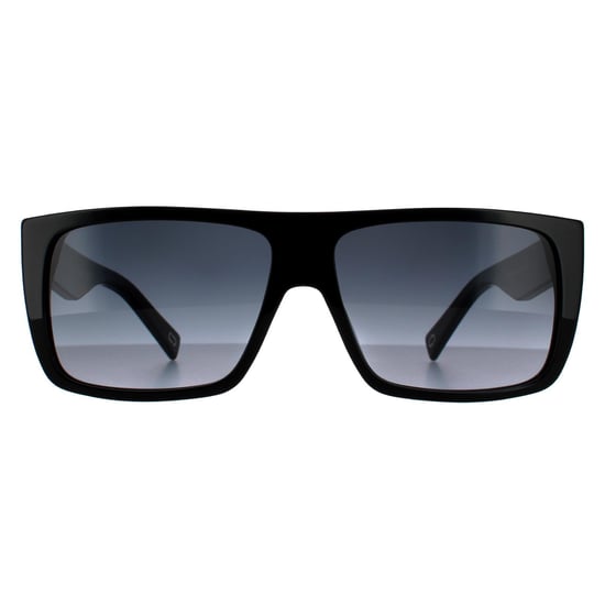Marc Jacobs Rectangle Unisex Sonnenbrille Schwarz Grau Dunkelgrau Gradient - Image 1