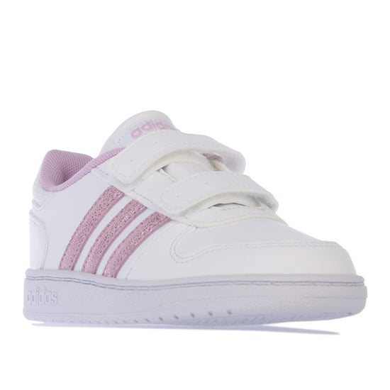 Girl's adidas Infant Hoops 2.0 Trainers in White