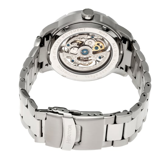 Heritor Automatic Ryder Skeleton Dial Bracelet Watch