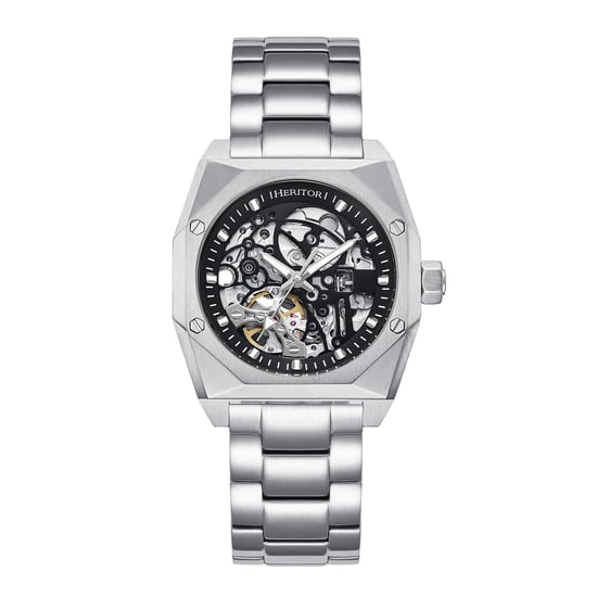 Heritor Automatic Elliott Stainless Steel-Band Watch