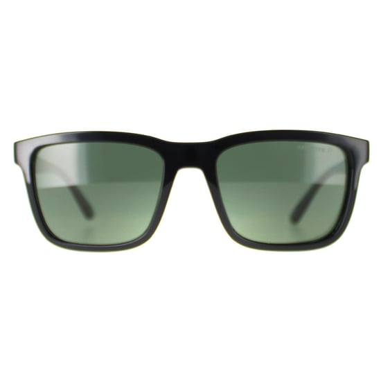 Arnette Rectangle Mens Black Dark Green Polarized AN4321 Lebowl