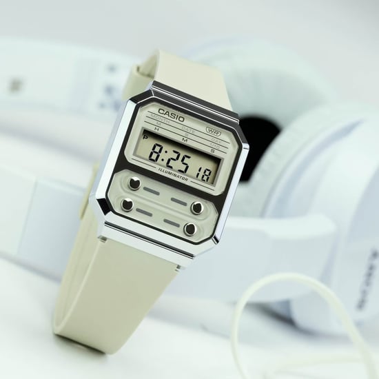 Casio Casio Kollektion Vintage Unisex-Beige Uhr A100WEF-8AEF - Image 2