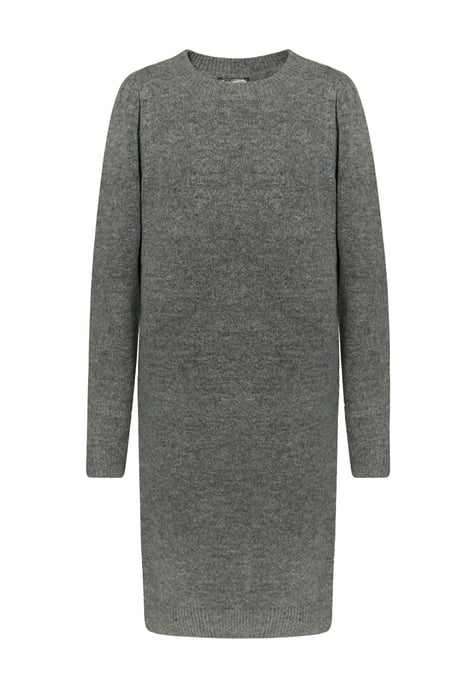 Dreimaster Strickkleid Damen dunkelgrau melange - Image 1