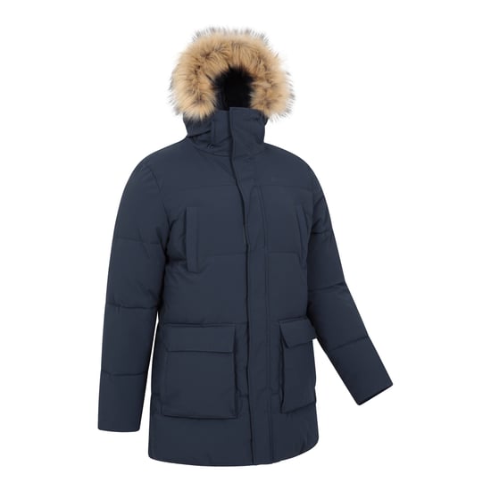 Mountain Warehouse Herren Fern wasserdicht gepolstert Parka (Marine) - Image 3