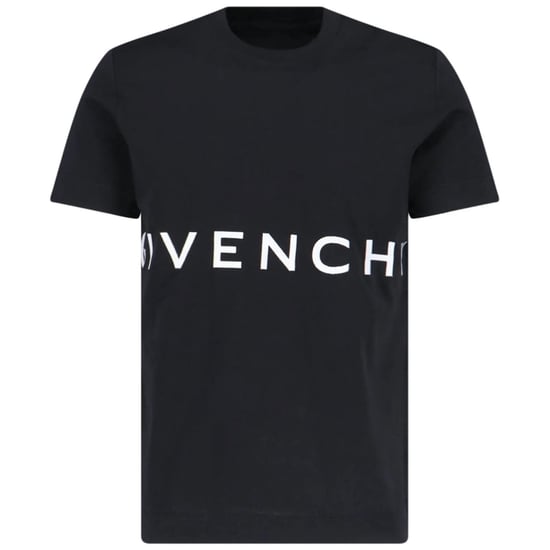 Givenchy Embroidered Logo Oversized Black T-Shirt