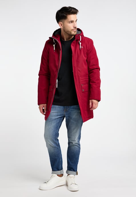 ICEBOUND Winterparka Herren Dunkelrot - Image 4