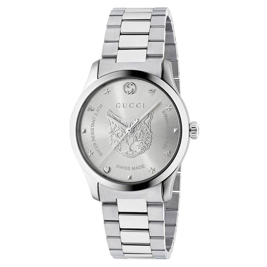 Gucci YA1264095 G-Timeless Silver Dial Unisex Watch