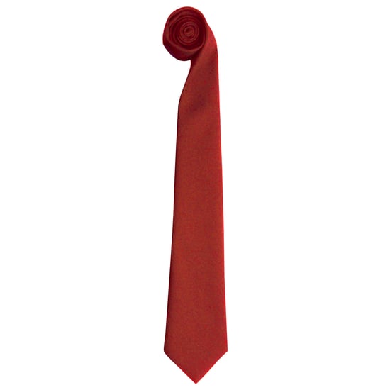 Premier Krawatte - Einfarbige Herren-Arbeitskrawatte (2er-Pack) (Rot) - Image 1