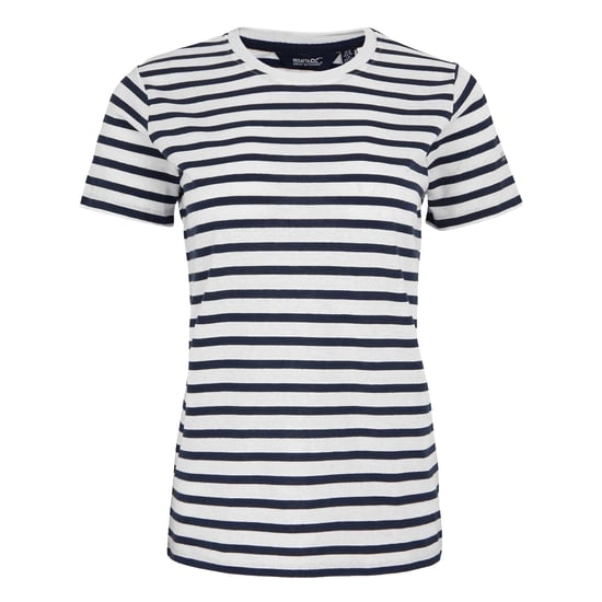 Regatta - "Bayletta" T-Shirt für Damen (Weiß/Marineblau) - Image 1