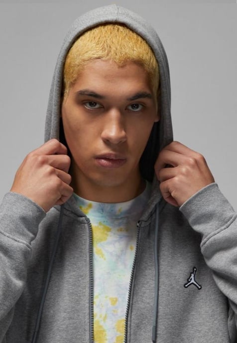 Nike Jordan Brooklyn Fleece-Trainingsanzug für Herren in Grau - Image 4