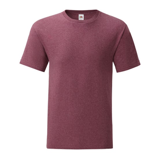 Fruit of the Loom - "Iconic 150" T-Shirt für Herren (Burgunderrot meliert) - Image 1