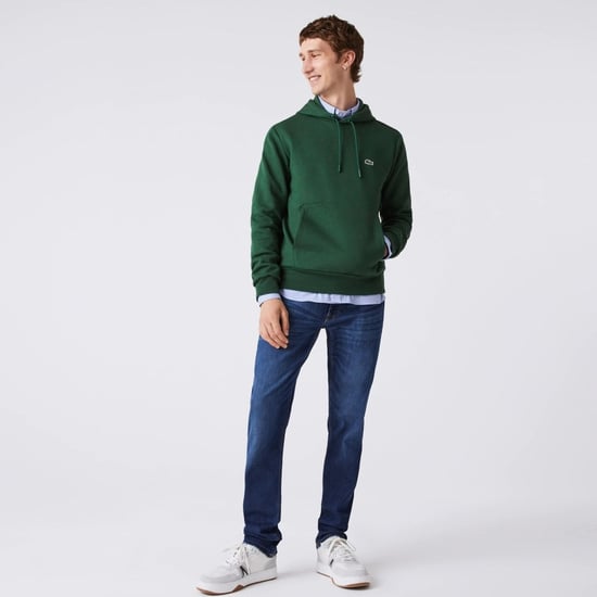 Lacoste fleece hoodie for men