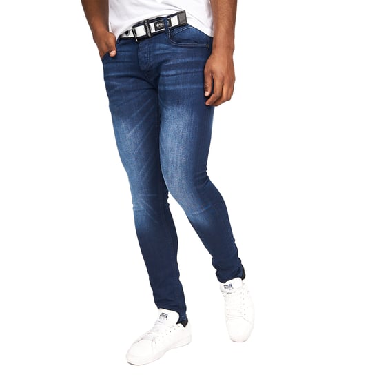 Crosshatch - "Barbeck" Jeans für Herren (Dunkle Waschung) - Image 1