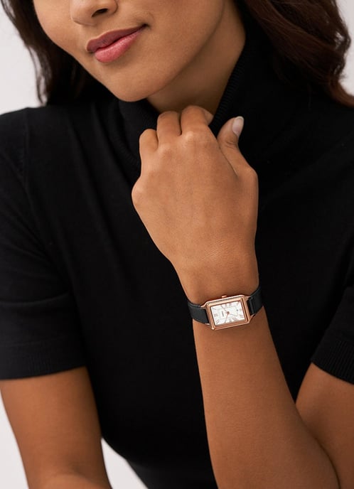 Fossil Raquel Damen Schwarz Uhr ES5310 - Image 3