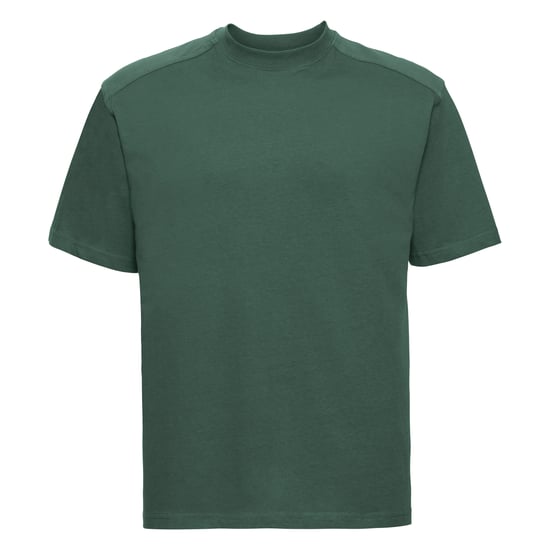 Russell Europe Herren T-Shirt mit kurzen Ärmeln aus Baumwolle (flaschengrün) - Image 1