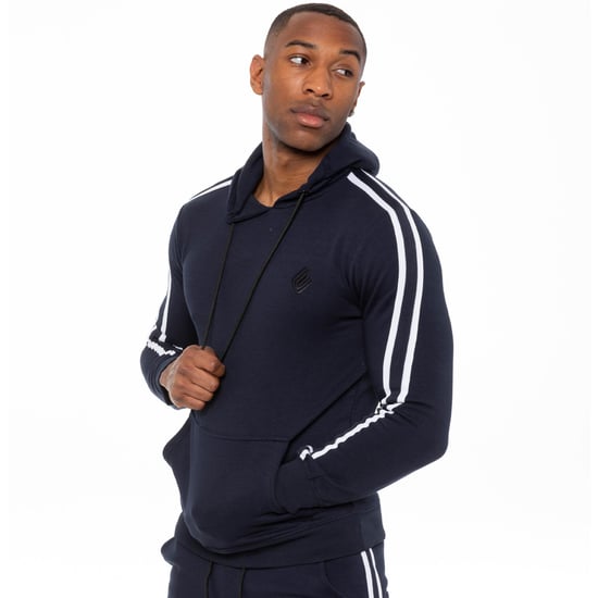 Gestreifter Herren Pullover Hoodie - Image 1