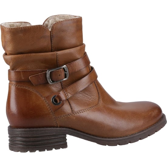 Hush Puppies Piper Leder Damen Tan Stiefel - Image 2