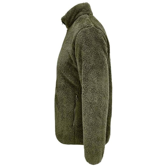 SOLS Unisex Erwachsene Finch Fluffy Jacket (Armee) - Image 2