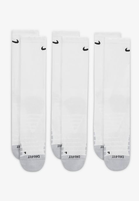 NIKE Unisex Everyday Cushion Crew Trainingssocken 3 Paar in Weiß - Image 2