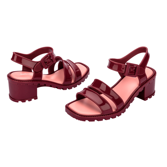 Iggy Red Heel Sandal - Image 2