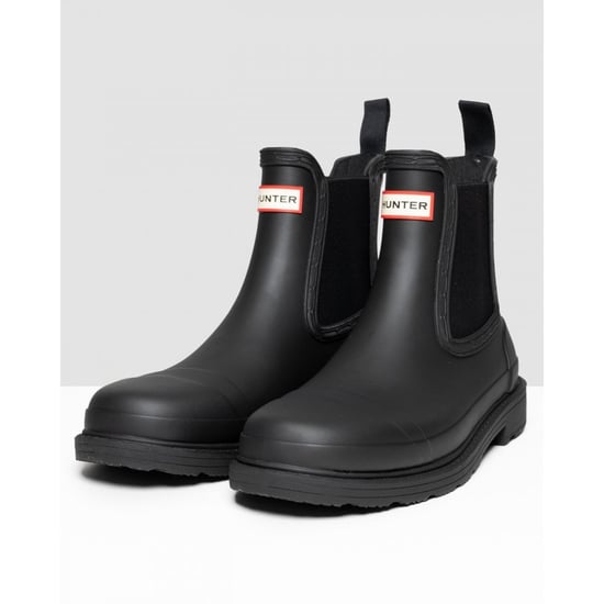 Hunter Commando Damen Chelsea-Stiefel in Schwarz - Image 3