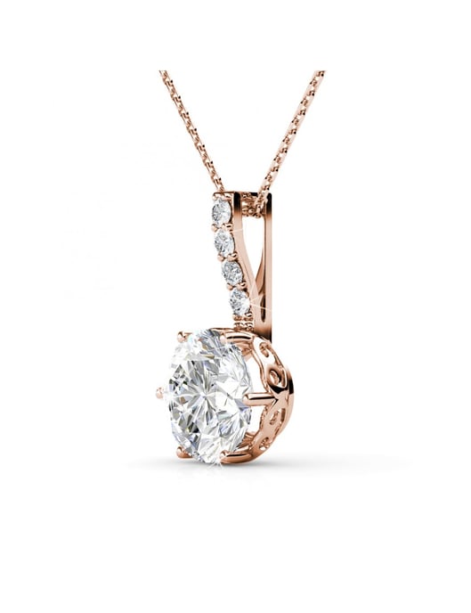 Kristine Anhänger - Rose Gold und Kristall - Image 3