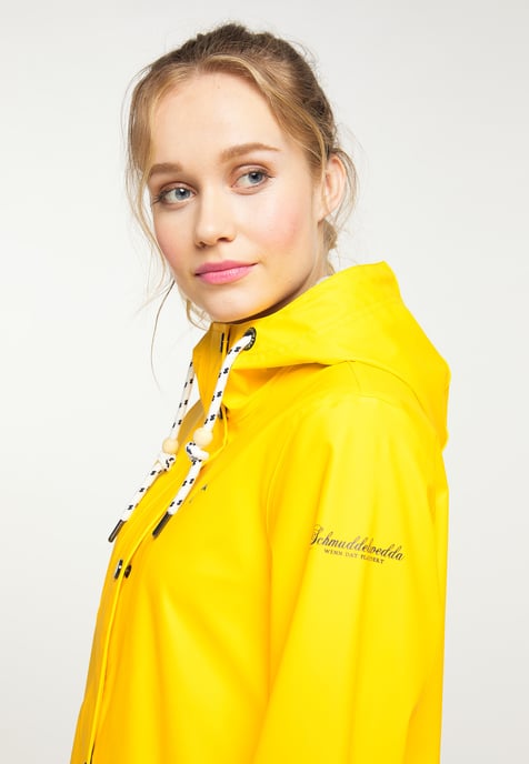 Schmuddelwedda Regenjacke Damen Gelb - Image 3