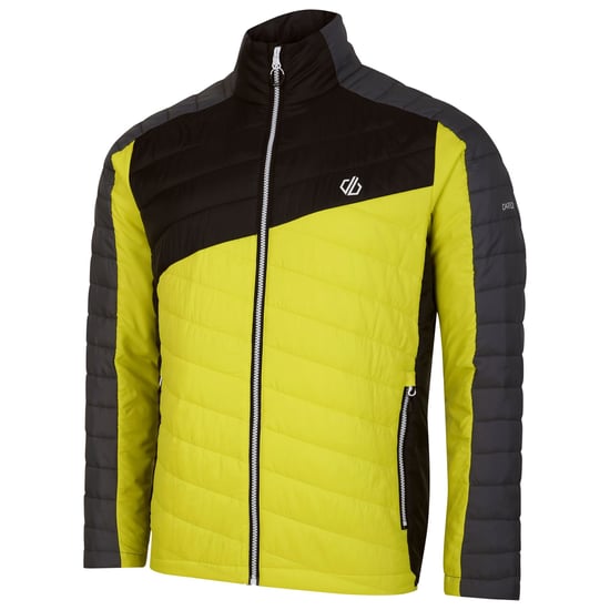 Dare 2B Mens Descending Padded Jacket (Neon Spring/Black)