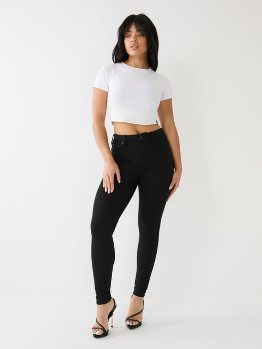 Ponte Curvy Jennie High Rise Skinny in Black