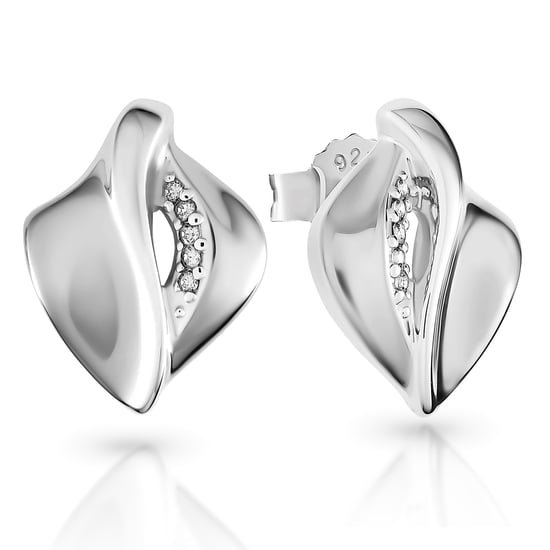 Orphelia 'Anet' Damen 925 Sterling Silber Set: Kettenanhänger + Ohrringe - Silber SET-7520 - Image 2