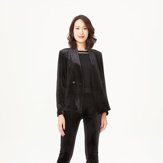 Samtjacke mit flachem Hals - Image 3