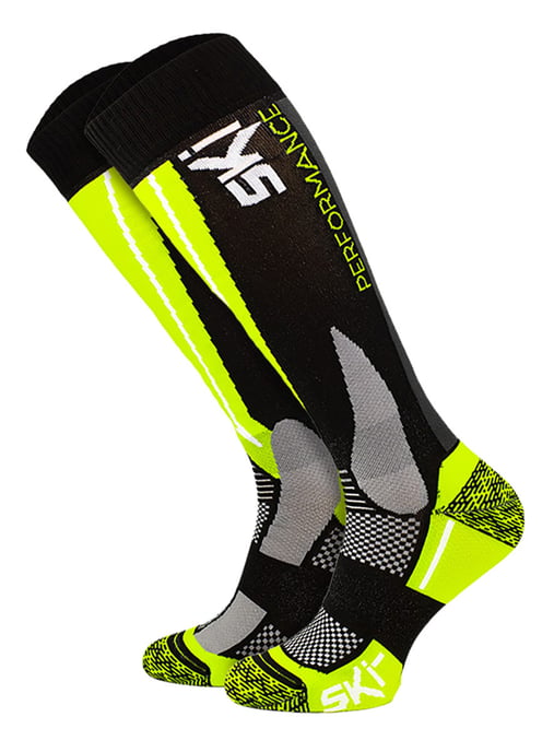 Technische Skisocken | COMODO | Hochleistungs-Kniestrümpfe für Snowboarder | Herren & Damen - Grün - Image 1