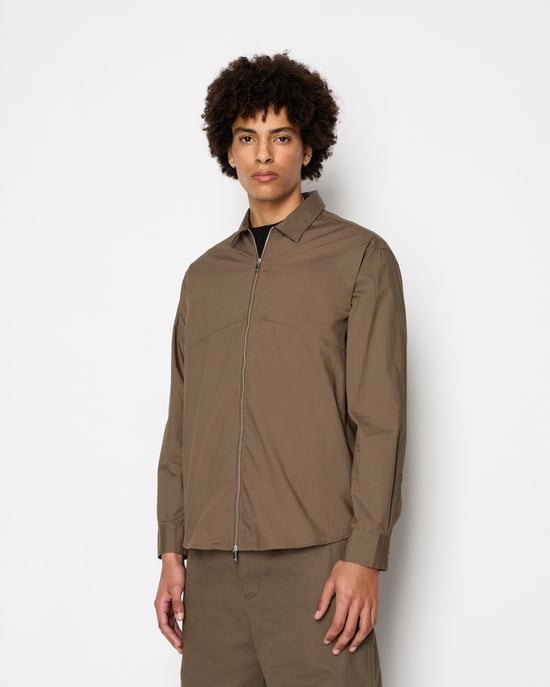 Armani Exchange Mens Zip Overshirt
