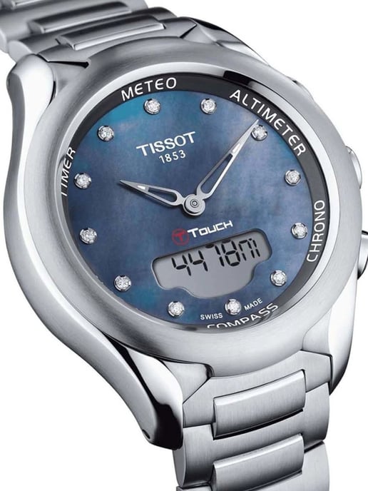 Tissot T-Touch Solar Damenuhr Silber T0752201110601 - Image 3