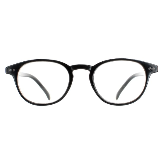 Polaroid Oval Unisex Shiny Black PLD 0008/R/CH Readers +1.5