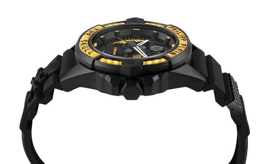 Philipp Plein The $kull Carbon Fiber Schwarz Herren Armbanduhr PWAAA1922 - Image 2