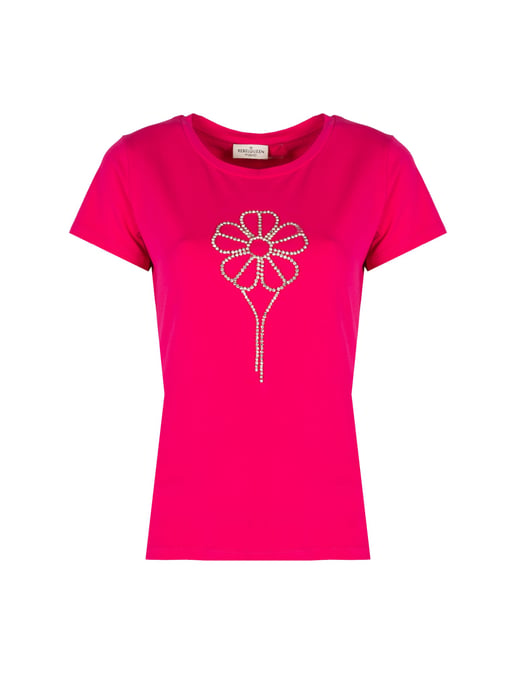 Rebel Queen by Liu Jo T-Shirt Damen pink - Image 1