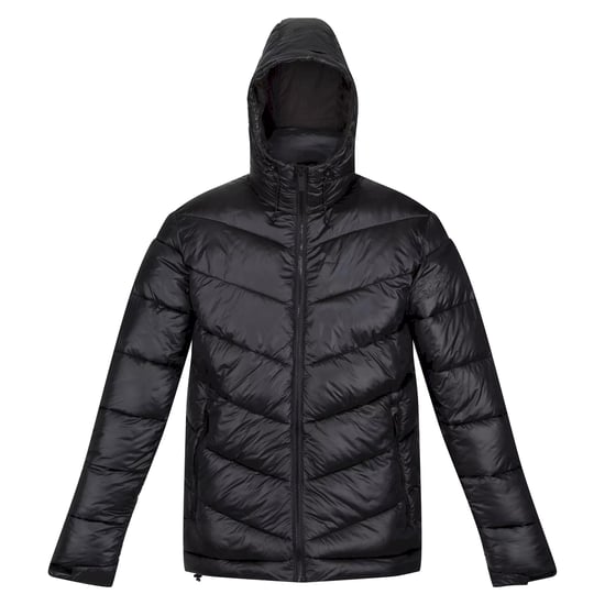 Regatta Herren Toploft II gepolsterte Jacke mit Kapuze (Schwarz) - Image 1
