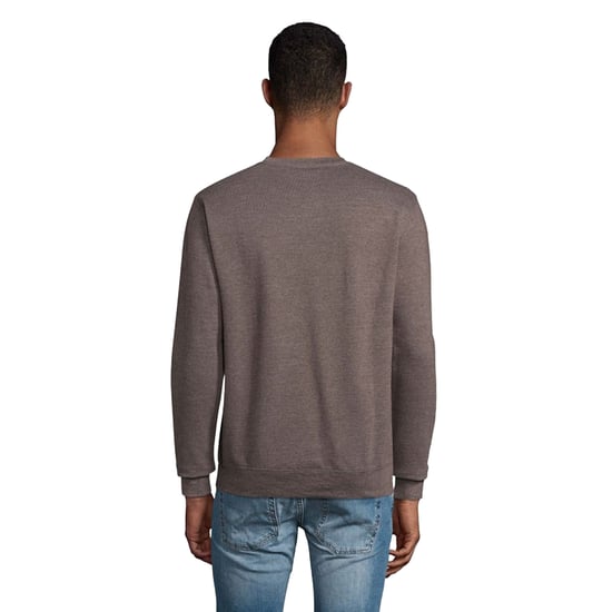 SOLS - "Columbia" Sweatshirt Rundhalsausschnitt für Herren/Damen Unisex (Dunkelgraue Melange) - Image 2