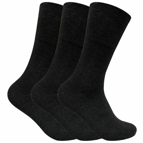 3 Pack Herren nicht elastische thermische Diabetiker Socken für schlechte Durchblutung - Image 1