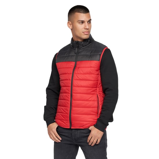Crosshatch - "Presnell" Weste Hoch geschnitten für Herren (Rot) - Image 1