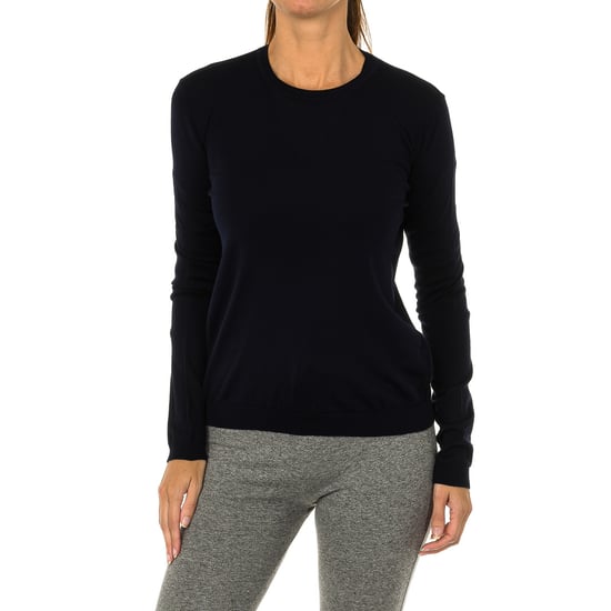 Women's long-sleeved round neck sweater 7V5MY3-2M1DZ
