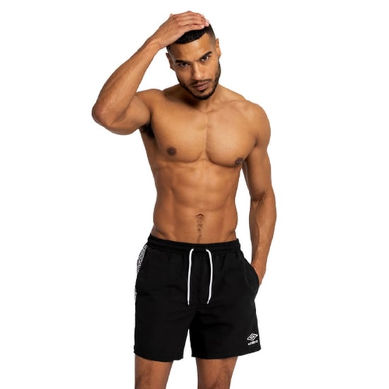 Umbro Herren Taped Swim Shorts (Schwarz) - Image 1