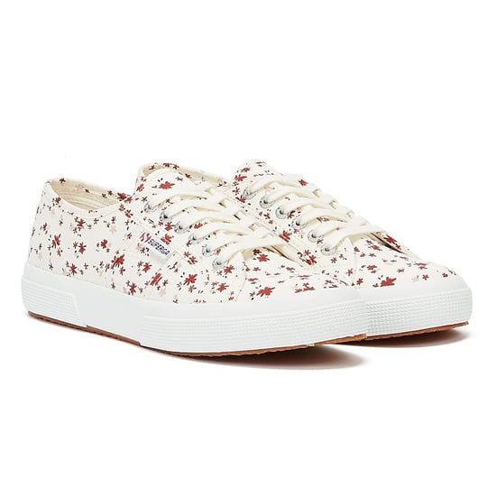 Superga 2750 Cotu Print Damen Weiß Turnschuhe - Image 1
