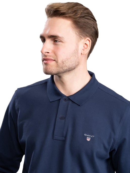 Gant | Mens Long Sleeve Polo Shirts