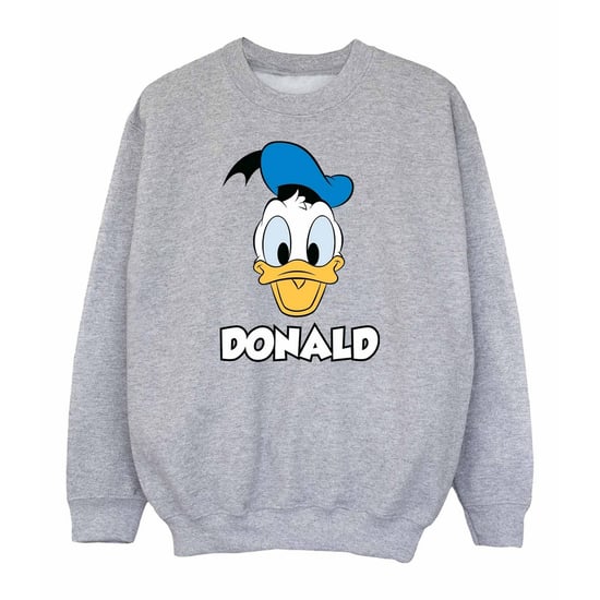 Disney Boys Donald Duck Face Sweatshirt (Sports Grey)