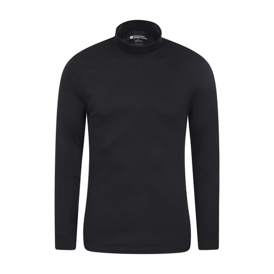 Mountain Warehouse - "Meribel" Base Layer Oberteil Rollkragen für Herren (Schwarz) - Image 1